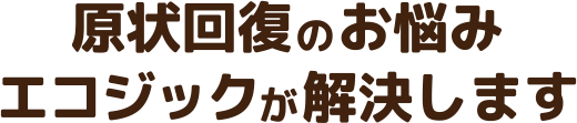 エコジックのサービス一覧